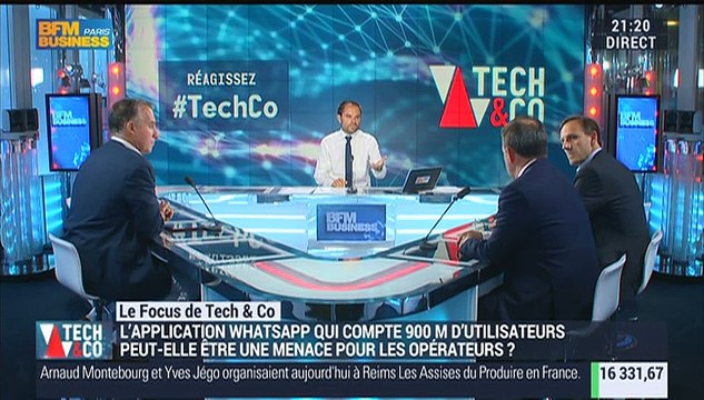 WhatsApp a franchi la barre des 900 millions d'utilisateurs: Olivier Sichel, Jean-Pierre Brulard et Frédéric Simottel - 10/09