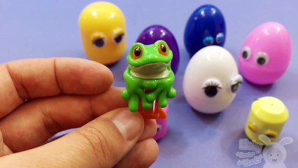 Learn Colours with Smiley Surprise Eggs & Funny Toy, Spongebob, My Little Pony