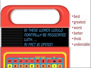 Fact, Opinion and Bias Quiz - Functional Skills English