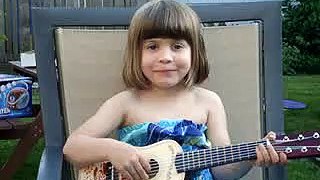 Guitar Maddie age 4
