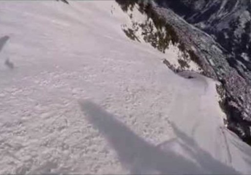 Fearless Speedrider Goes Airborne in French Mountain Range