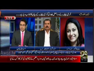 Why Indian Overreact by Army Cheif Speech ask from Indian Journalist