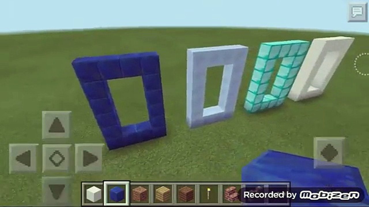Como fazer portal personalizado no minecraft PE!