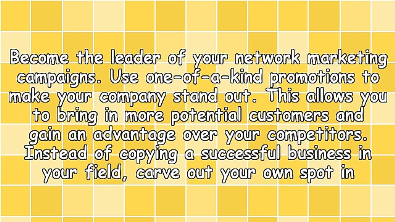 Ways To Become Successful At Network Marketing