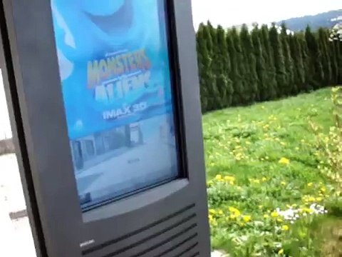 Double Sided Outdoor LCD Display Work All Weather