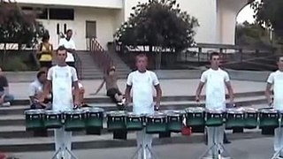 2007 Phantom Regiment drumline with CD-quality audio