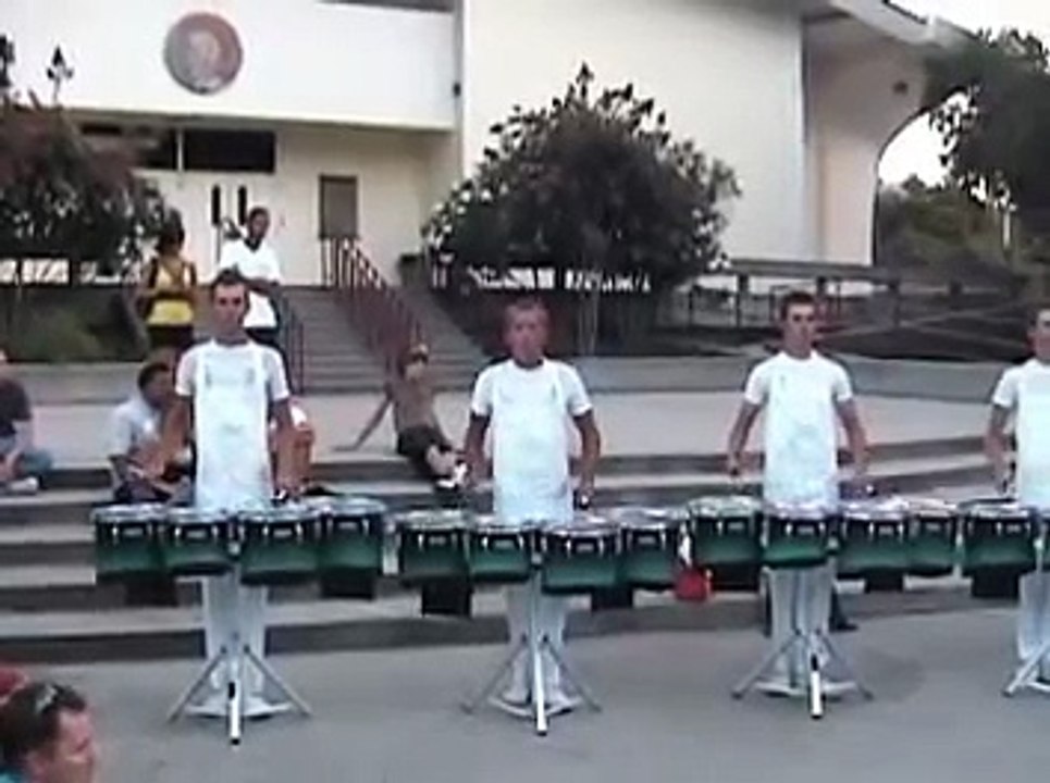 2007 Phantom Regiment drumline with CD-quality audio