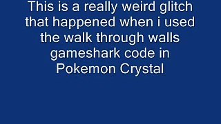 Strange Pokemon Crystal Glitch