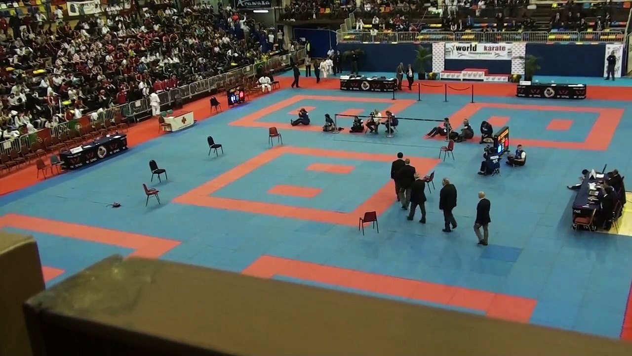 WKF World Jr Karate Championships 2013 Female Cadet kata Final Japan vs USA