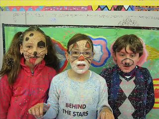 Les cares pintades d'animals!