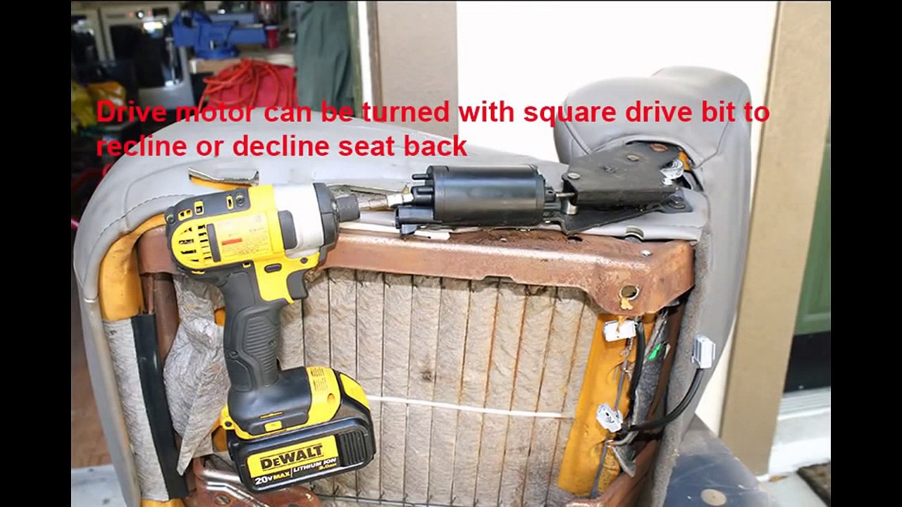 1999-2004 Jeep Grand Cherokee WJ drivers seat frame repair