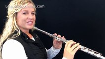 how to hold the flute tutorial | Learn Flute Online Flute Lessons with Rebecca Fuller