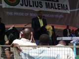 Julius Malema speaks at his 29th birthday party