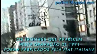 Trólebus FIAT em Santos (1991)