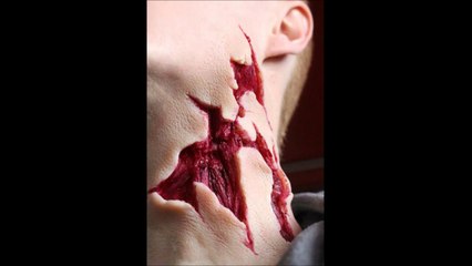 Animal Attack Prosthetic Wound Make-up