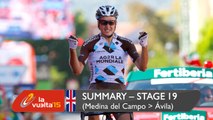 Summary - Stage 19 (Medina del Campo / Ávila) - La Vuelta a España 2015