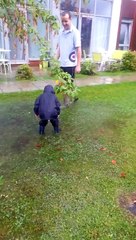 Rainy day puddle fun