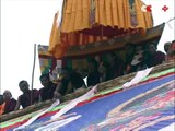 More than 200,000 Buddhists Celebrate Shoton Festival in Tibet