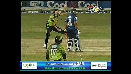 Ball hit on Umar Gul's Nose in Hair t20 Cup 2015