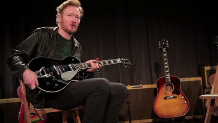 Conan O'Brien Meets George Harrison's Guitars