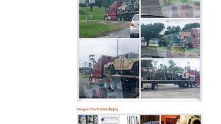 Walmart: Military Vehicles spotted at Closed Livingston Texas Walmart