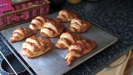 Recette croissant pains aux raisins avec pâte fermentée