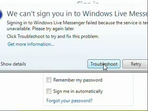 How To Fix A Key Port Error On MSN Messenger With Windows 7