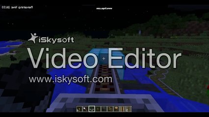 my new rollercosterminecraft (the ground to down rollercoster)