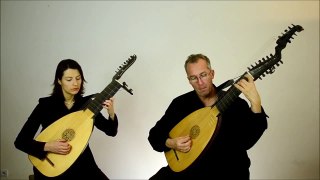 J.S. Bach, French Suite BWV 814, Anglaise, www.luteduo.com