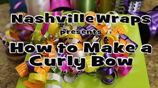 How to Make a Curly Bow