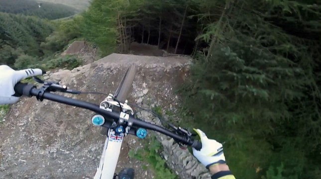 Gee Atherton Test Drives New Red Bull Hardline Track