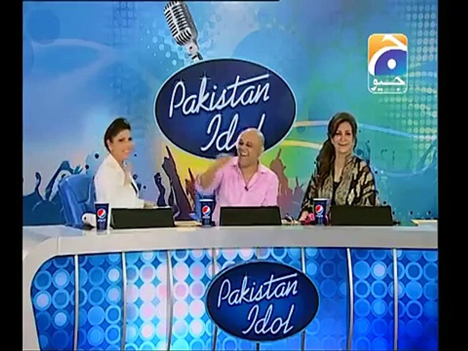 Pakistan Idol Auditions Lahore   Funny Pakistani Contestant   7 Dec 2013
