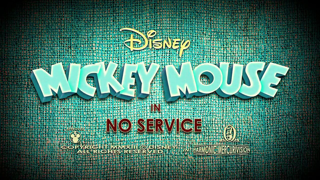 Disney's 'No Service' - Mickey Mouse Cartoon