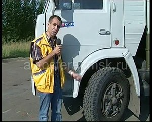 Камаз с прицепом - дрифт!