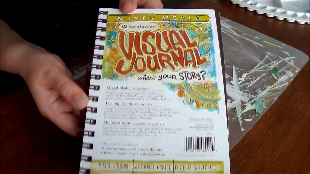 Preparing my Strathmore Visual Journal
