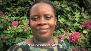 Justine, Fairtrade coffee farmer - Uganda