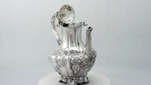 Sterling Silver Coffee Pot - Antique Victorian - AC Silver (A3805)
