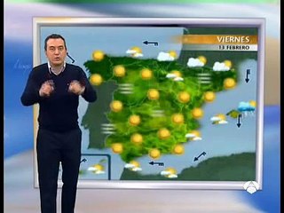 12.02.2009 El Tiempo de Antena 3 con Roberto Brasero