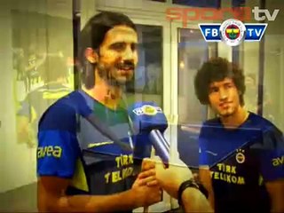 Salih Uçan ve Alper Potuk'un tenis kapışması!