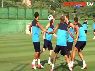 Böyle olur Barcelona antrenmanı