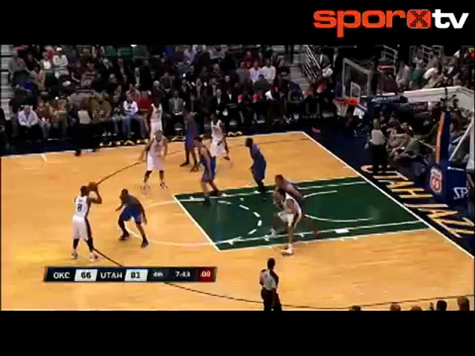 Enes Kanter rakibini ezdi | Muhteşem smaç