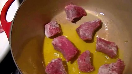 Steak and Ale stew with dumplings part one