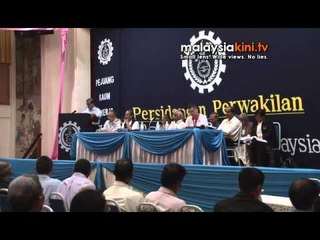 At the MTUC delegates conference