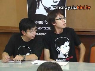 Download Video: Beng Hock support group seeks 100,000 signatures