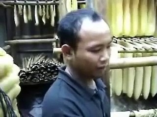 Family run latex rubber factory Issan Thailand