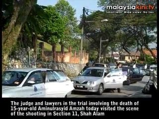Court visits Aminulrasyid's death scene