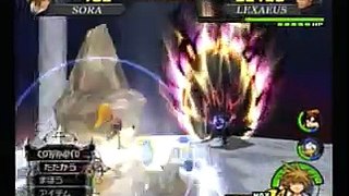 Kingdom Hearts 2: Final Mix - Optional Boss: Lexaeus Silhoutte (Critical Mode)