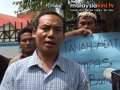 Isu tanah: 30 Orang Asli berdemo di Gombak