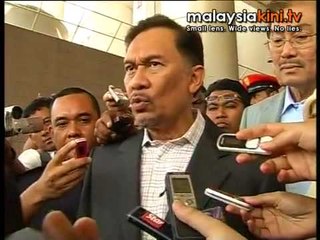 Anwar on Saiful's police report
