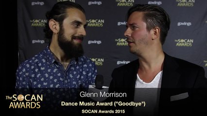 Glenn Morrison & Islove - SOCAN Awards 2015 - Dance Music Award